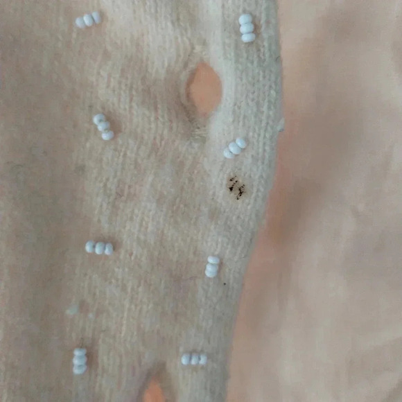 🤩HOST PICK🔥1950's Beaded Cashmere  sweater - Picture 8 of 14